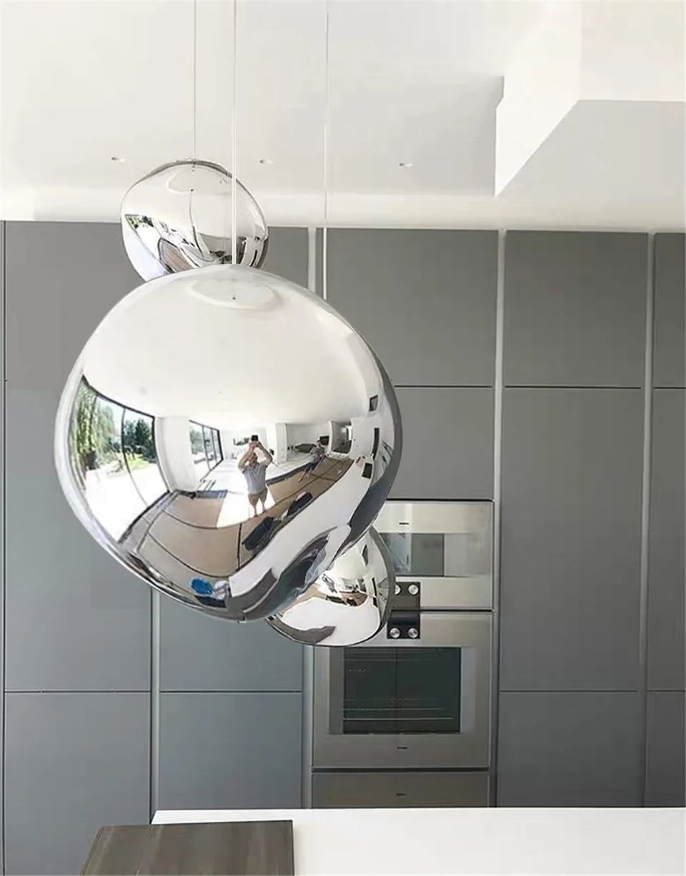 Nordic Loft Lava LED Pendant Lights Modern Design PVC Lighting Living Room Lamp Diningroom Bar Loft Restaurant Hanging Lights