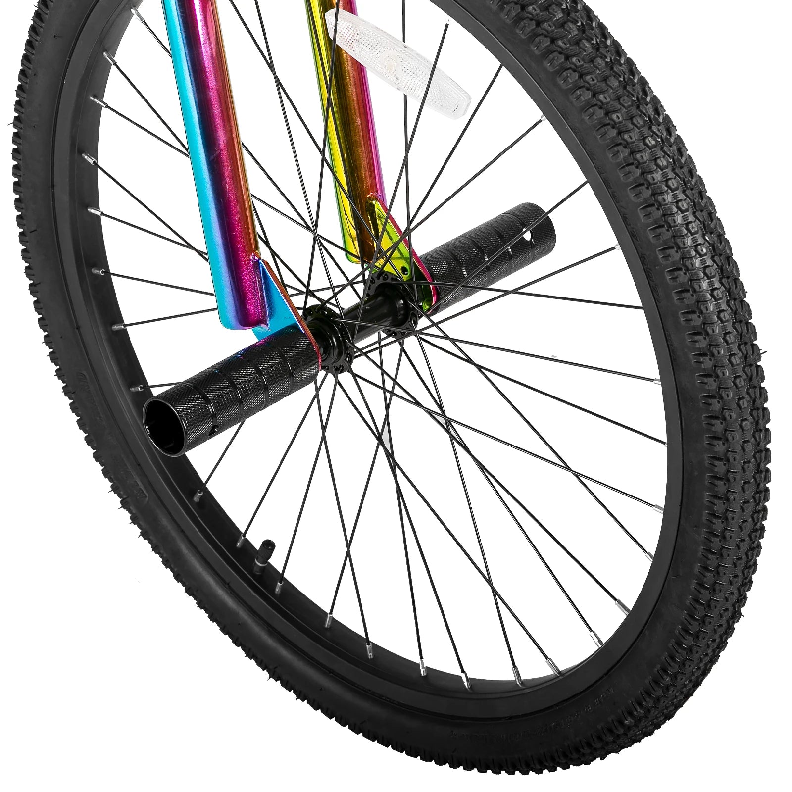 Hiland 24 26 inch BMX Bike for for Teen Bike and Adult Bikes, Beginner-Level BMX to Advanced Riders with 2 Pegs