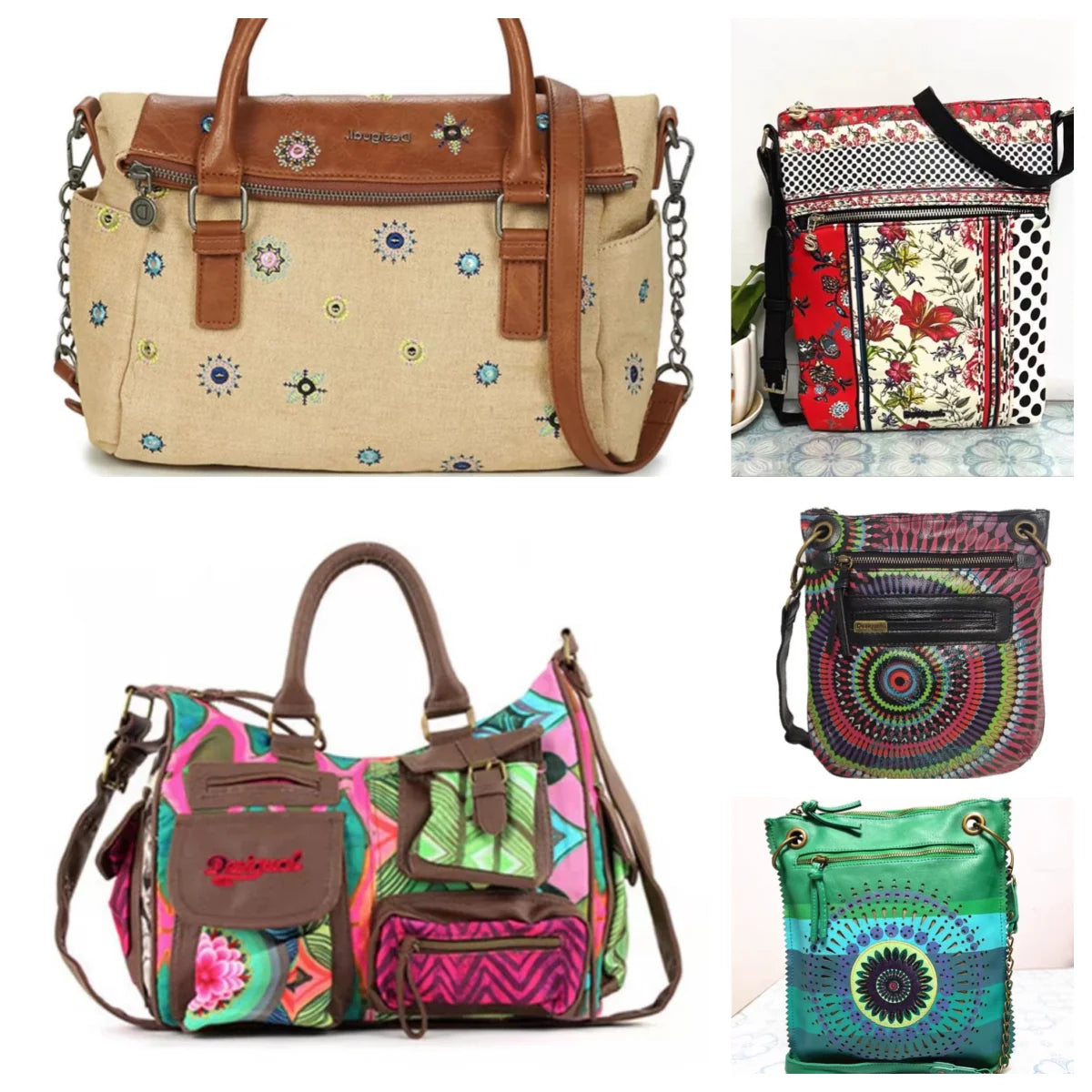 Spanish foreign trade new heavy industry embroidery women's portable large capacity bag single shoulder crossbody fashion bag