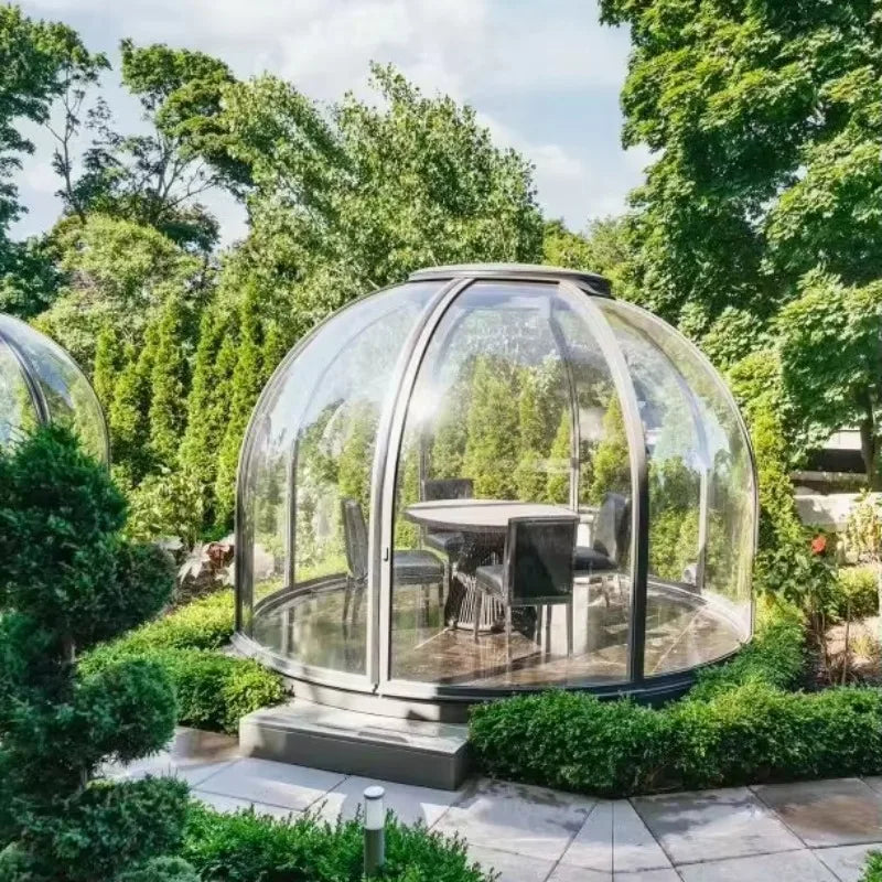 Hot Sale Container House Panoramic Transparent Starry Sky Rooms Restaurant Accommodation Villa Aluminum Alloy Sunrooms for Italy
