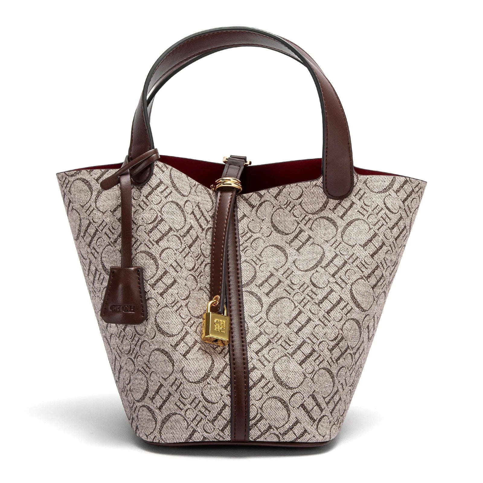 Carolina Herrera 2025 New Trendy Women's Handbag Open Pocket Convenient Retro Tote Bag Women's High Fashion Bag