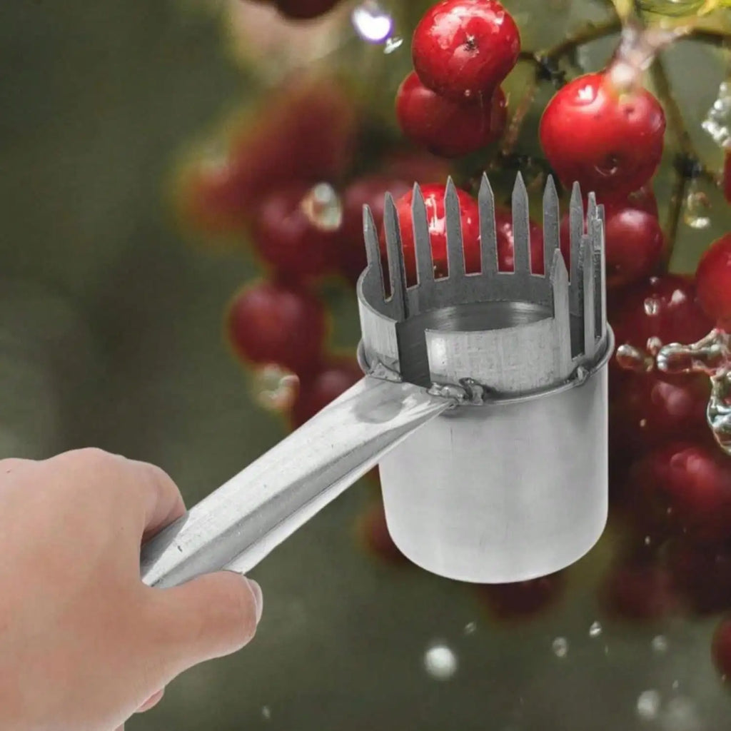Fruit Picker Tool With Stainless Steel Head For Easy Blueberry And Berry Harvesting Lightweight Garden Hand Tool For Home And Outdoor Use