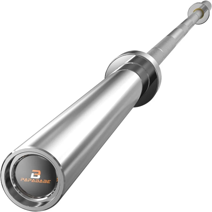 Barbell 2inch 45lb Weight Bar for Strength Training.7ft Bar 1000lb Plus Capacity Chrome Zinc Plating knurled Grip for Bench Pres