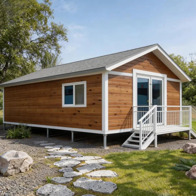 Hot Sale Mobile Tiny Home Forest Cabin Warehouse Barn Prefab House Expandable Steel Container House Sunroom Garden Rooms