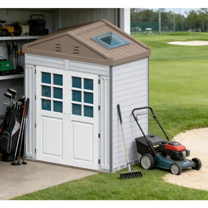 Tiny House WooWild Portable Prefab Modular Cabin Insulated Waterproof Single Span Tool Shed | Warehouse Tool Storage Tiny House