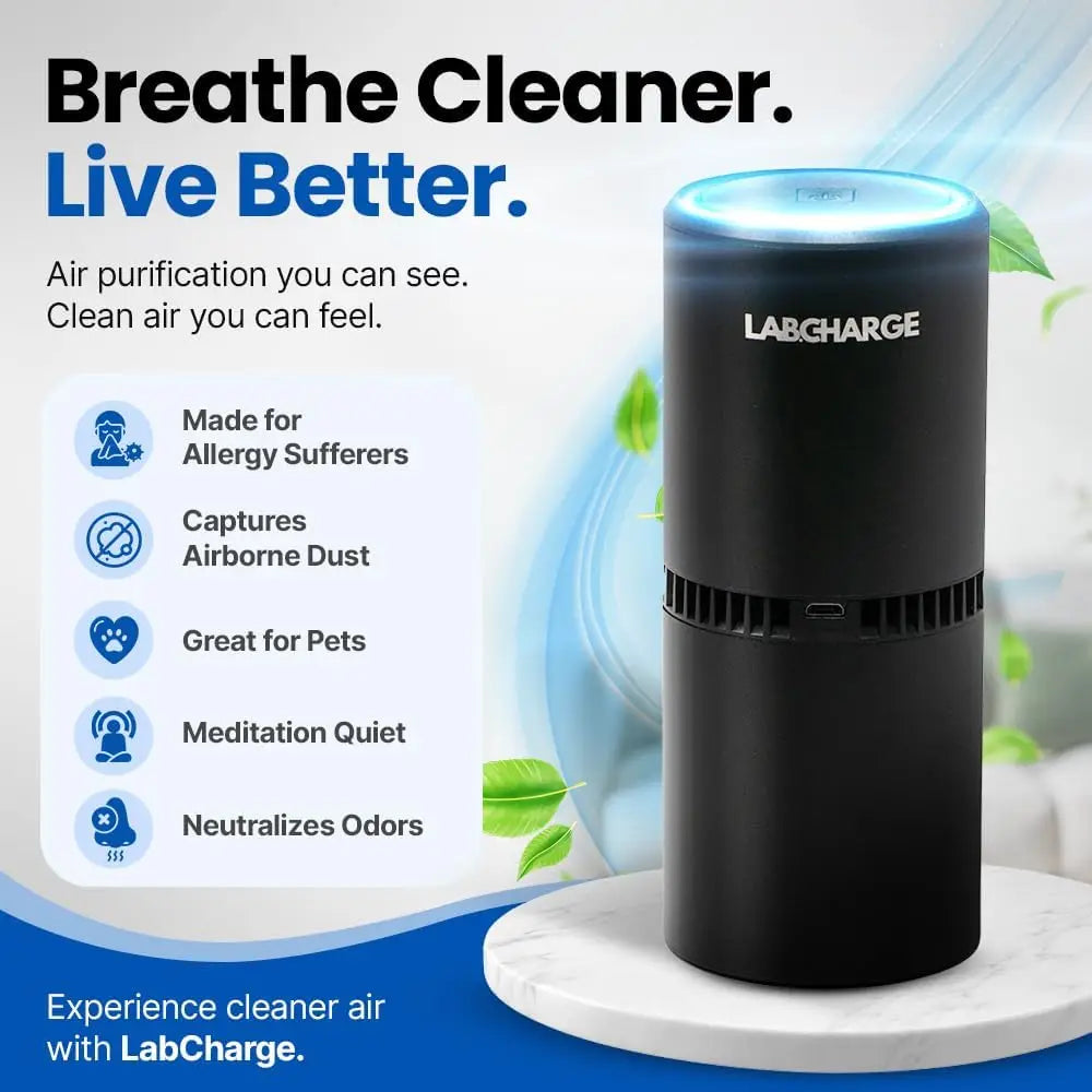 Silent HEPA Air Purifier for Home & Bedroom – Covers 250 Sq Ft – Pack of 2